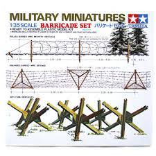 Tamiya Military Miniatures 1/35 Scale Barricade Set