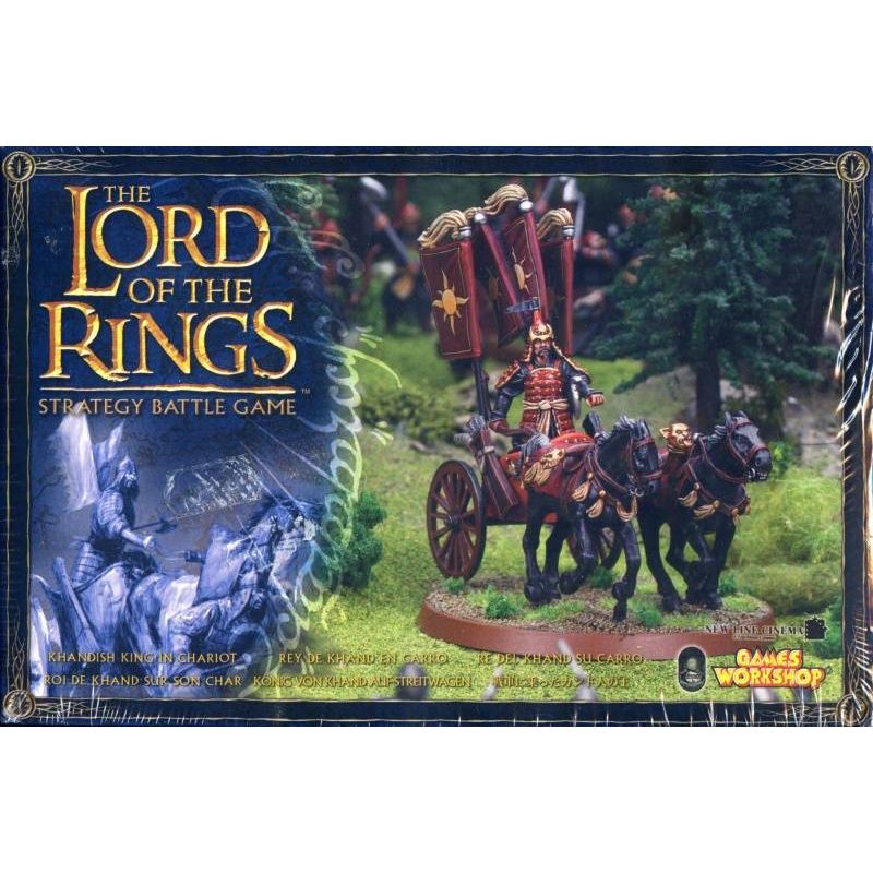 Warhammer Lord of hte Rings Khandish King in Chariot New - Tistaminis