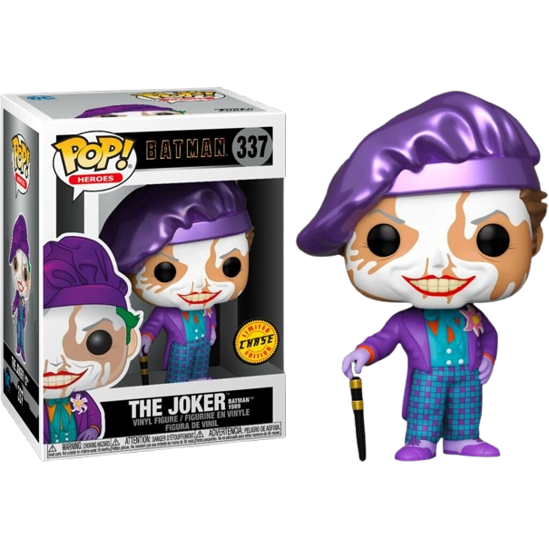 FUNKO POP DC BATMAN JOKER 1989 #337 - CHASE