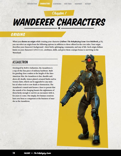 FALLOUT RPG WANDERER'S GUIDE BOOK