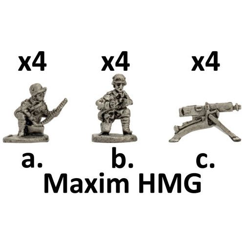 Great War Infanterie Machine-gun Platoon, with four Maxim HMGs, Infanteriekompanie New