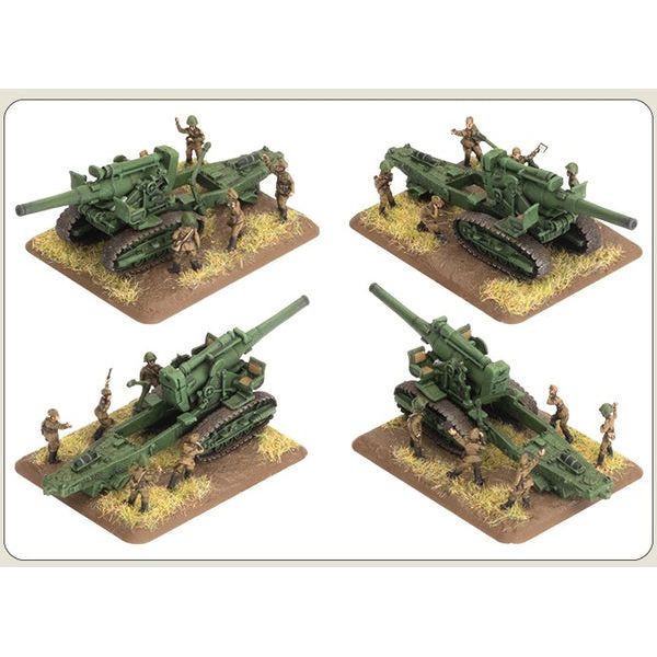 Flames of War Soviet 203mm Artillery Battery (x2) - Tistaminis