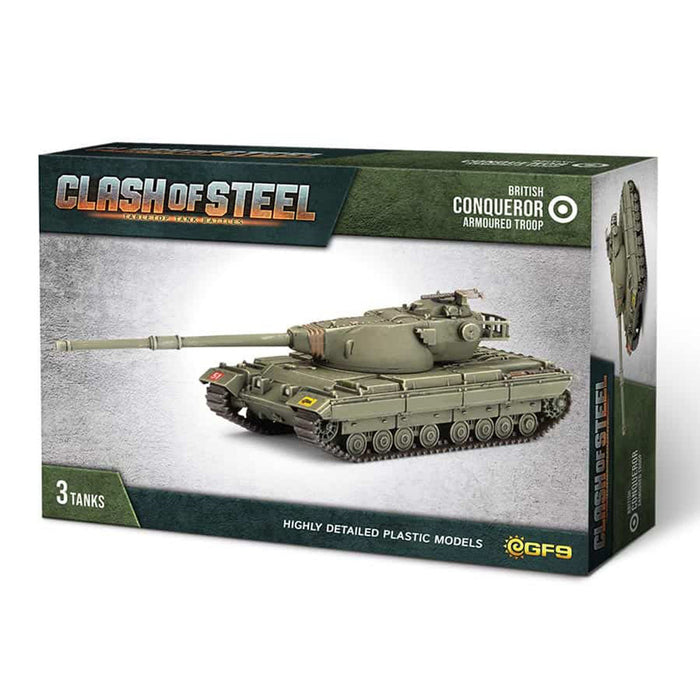 Clash of Steel Conqueror Heavy Tank Troop (x3 Plastic)