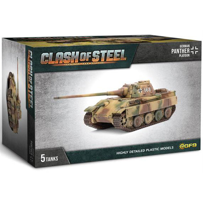 Clash of Steel Panther (8.8cm) Tank Platoon (x5 Plastic)