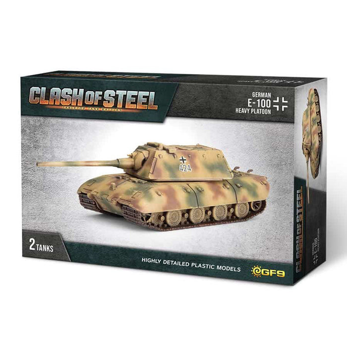 Clash of Steel E-100 Heavy Tank Platoon (x2 Plastic)