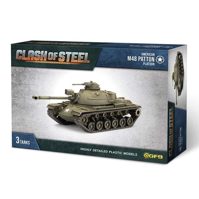 Clash of Steel M48 Medium Tank Platoon (x3 Plastic)