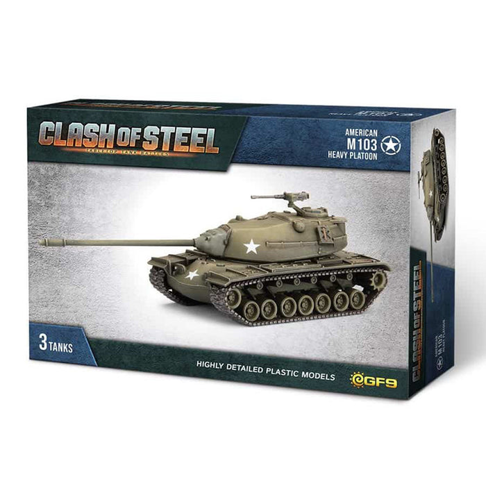 Clash of Steel M103 Heavy Tank Platoon (x3 Plastic)