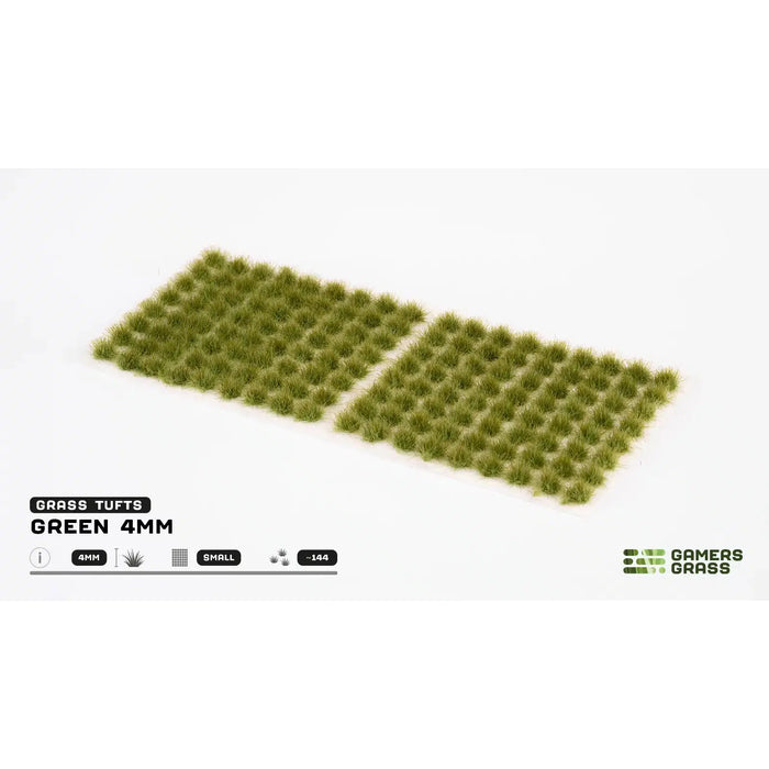 Gamers Grass Green 4mm Small Tufts