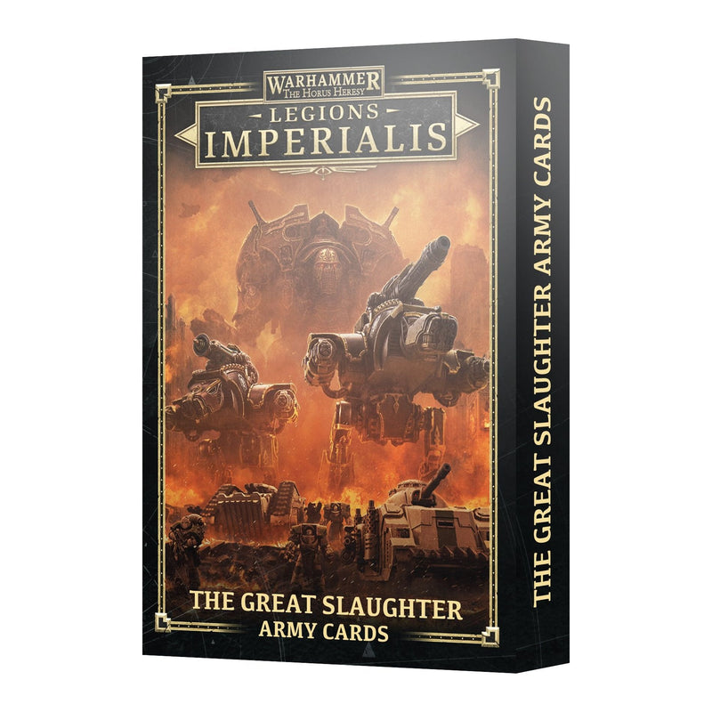 LEGIONS IMPERIALIS: THE GREAT SLAUGHTER ARMY CARDS PRE-ORDER - Tistaminis