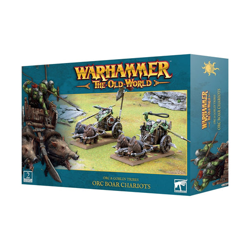 ORC & GOBLIN TRIBES: ORC BOAR CHARIOTS PRE-ORDER - Tistaminis