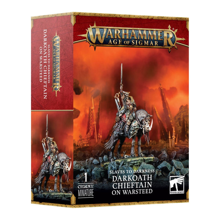 SLAVES TO DARKNESS : DARKOATH CHIEFTAIN ON WARSTEED PRE-ORDER - Tistaminis