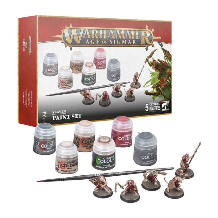 AGE OF SIGMAR SKAVEN + PAINT SET