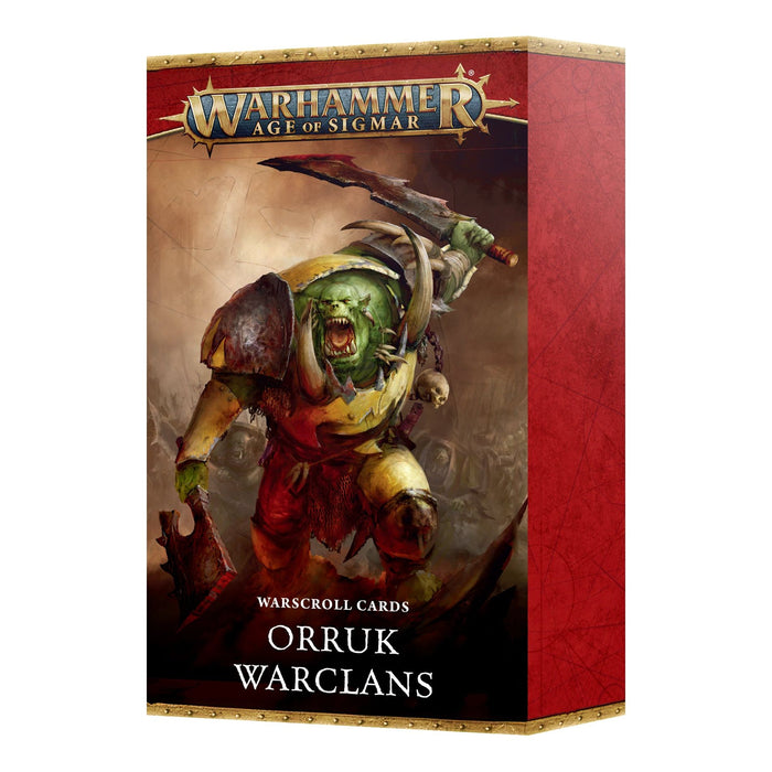 WARSCROLL CARDS: ORRUK WARCLANS Pre-Order