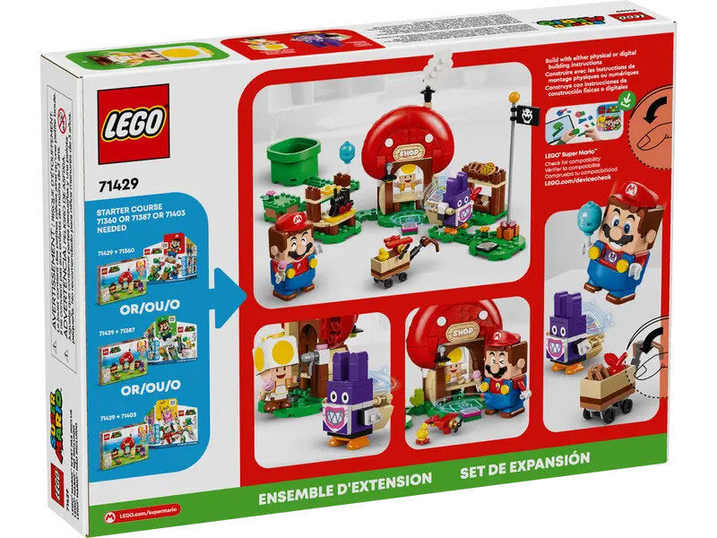 LEGO 71429 Nabbit at Toad's Shop Expansion Set