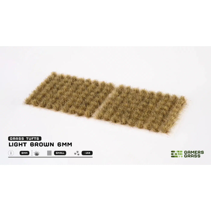 Gamers Grass Light Brown 6mm Small Tufts