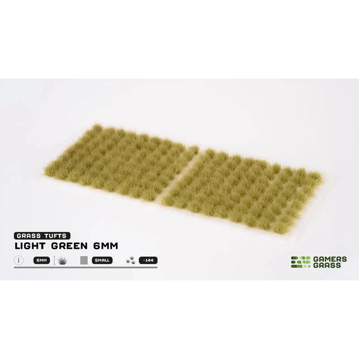 Gamers Grass Light Green 6mm Small Tufts