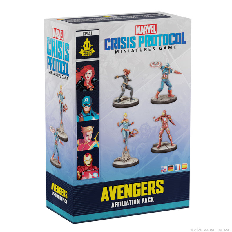 Marvel Crisis Protocol: Avengers Affiliation Pack May-10 Pre-Order - Tistaminis