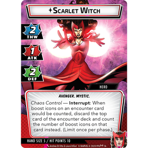 MARVEL CHAMPIONS: LCG: SCARLET WITCH HERO PACK NEW - Tistaminis