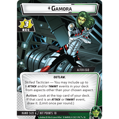 MARVEL CHAMPIONS LCG: GAMORA HERO PACK NEW - Tistaminis