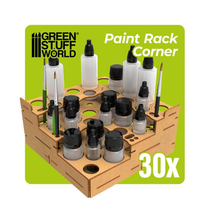 Green Stuff World Modular Paint Rack - STRAIGHT CORNER