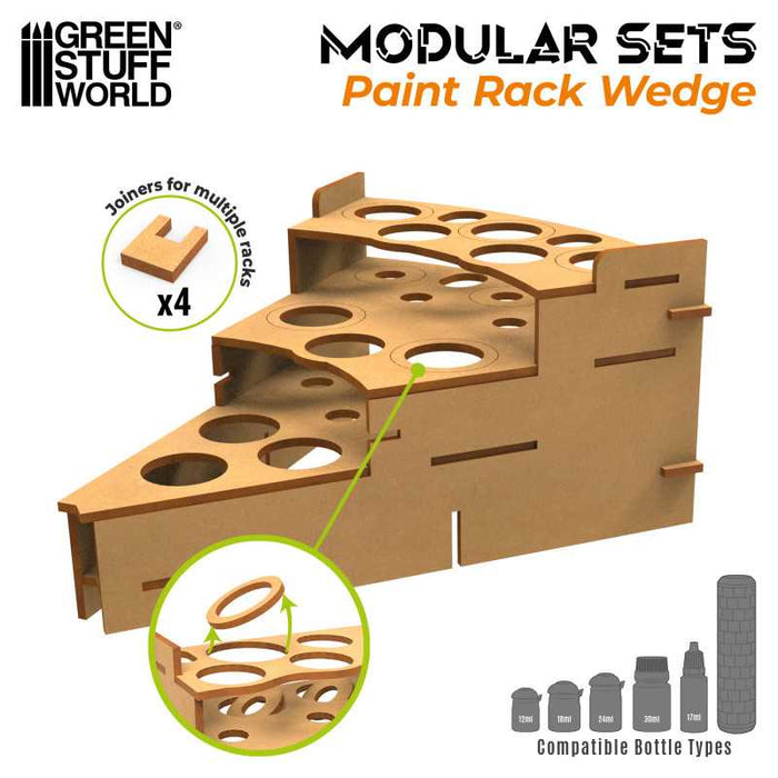 Green Stuff World Modular Paint Rack - WEDGE