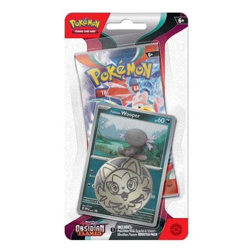 Pokemon Obsidian Flames Checklane Blister - Wooper - Tistaminis