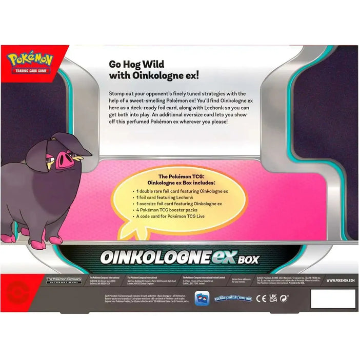 Pokemon Oinkologne EX Box