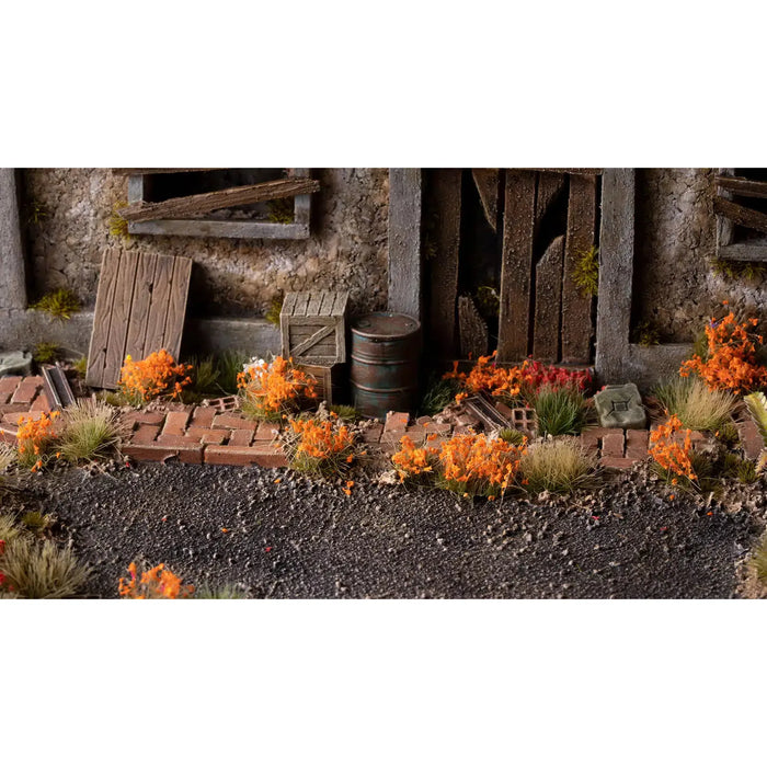 Gamers Grass Orange Flowers New