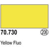 Vallejo Model Colour Paint Yellow Fluorescent (70.730) - Tistaminis