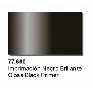 Vallejo Metal Colour Paint Gloss Black Primer 32 ml (77.660) - Tistaminis