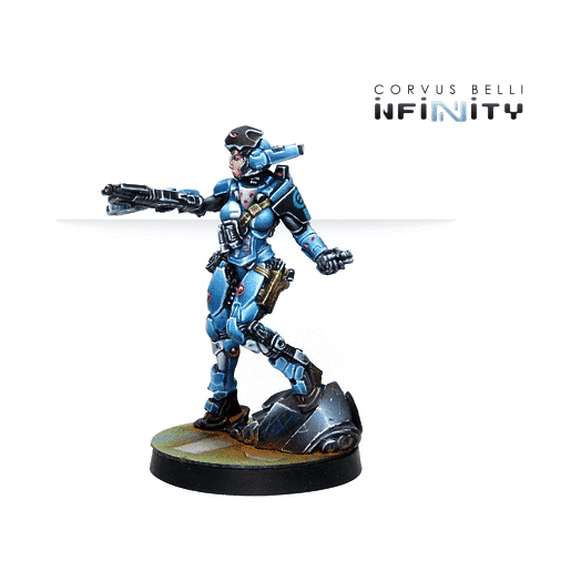 Infinity: PanOceania Patsy Garnett, Orc Troops Varuna Div NCO New - Tistaminis