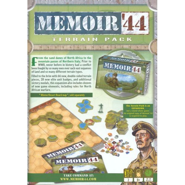 MEMOIR'44: TERRAIN PACK New - Tistaminis