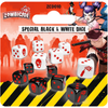 ZOMBICIDE 2ND EDITION SPECIAL BLACK AND WHITE DICE New - Tistaminis