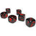 ZOMBICIDE 2ND EDITION SPECIAL BLACK AND WHITE DICE New - Tistaminis