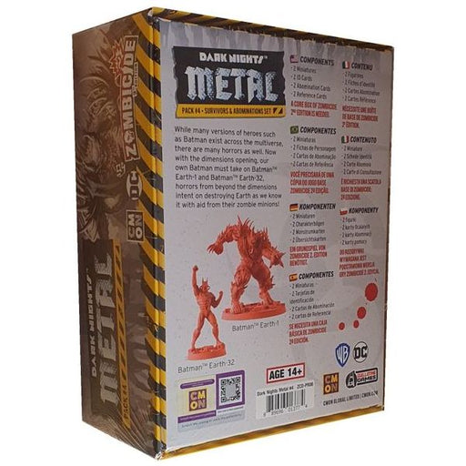 ZOMBICIDE - 2ND EDITION: DARK NIGHTS METAL PROMO PACK #4 New - Tistaminis