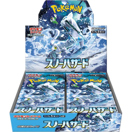 Pokemon Japanese	Snow Hazard Booster Booster Box New - Tistaminis