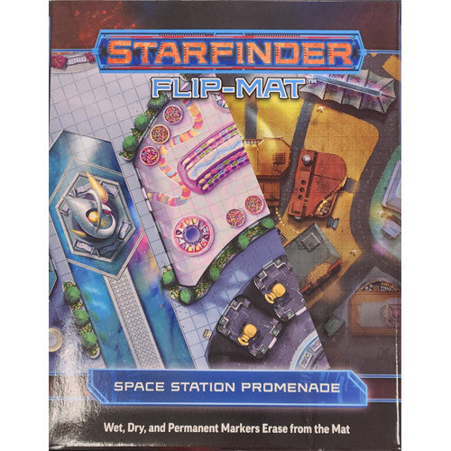 STARFINDER FLIP-MAT SPACE STATION PROMENADE New - Tistaminis