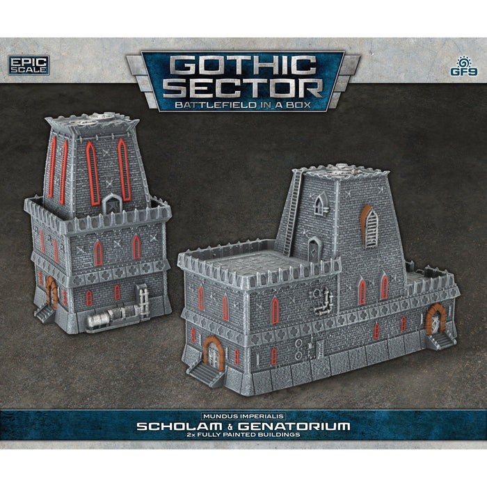 Battlefield in a Box Mundus Imperialis - Scholam & Genatorium (x2)