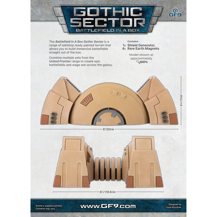 United Frontier Shield Generator (x2) Oct 28 PreOrder