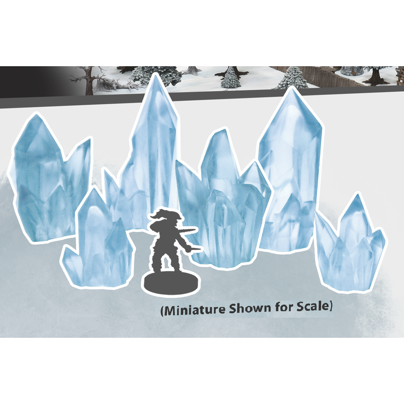 MONSTER SCENERY ICE CRYSTALS (12) New - Tistaminis
