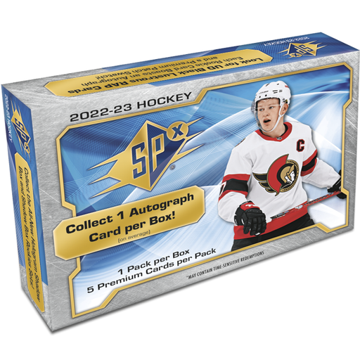 Upper Deck SPX Hockey 2022-2023 Hobby Box - Tistaminis