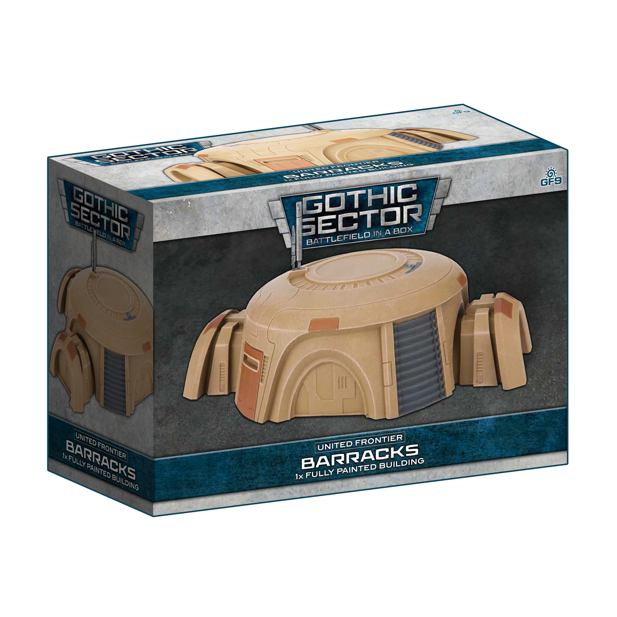 Battlefield in a Box - United Frontier Barracks (x1)