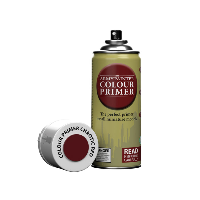 Army Painter Colour Primer - CHAOTIC RED SPRAY