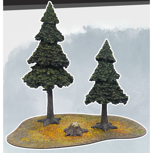 MONSTER SCENERY EVERGREEN PINE FOREST - Tistaminis