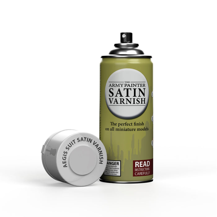 Army Painter Colour Primer - AEGIS SUIT SATIN VARNISH SPRAY