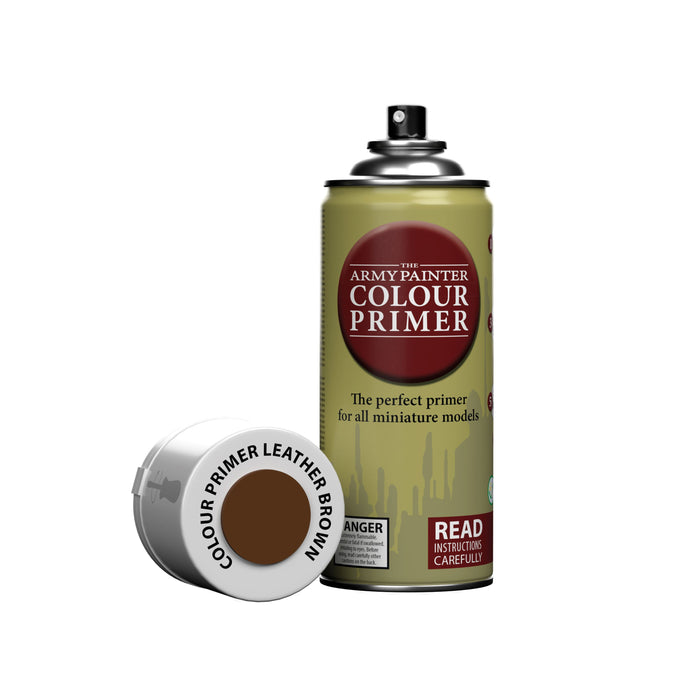 Army Painter Colour Primer - LEATHER BROWN SPRAY