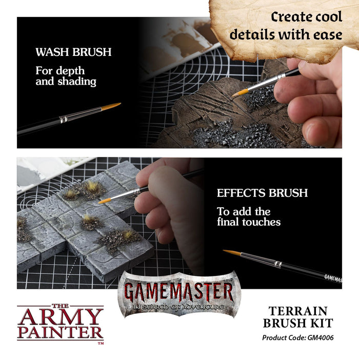 GAMEMASTER: TERRAIN BRUSH KIT - Tistaminis