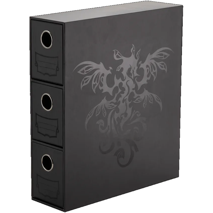 DRAGON SHIELD FORTRESS CARD DRAWERS BLACK