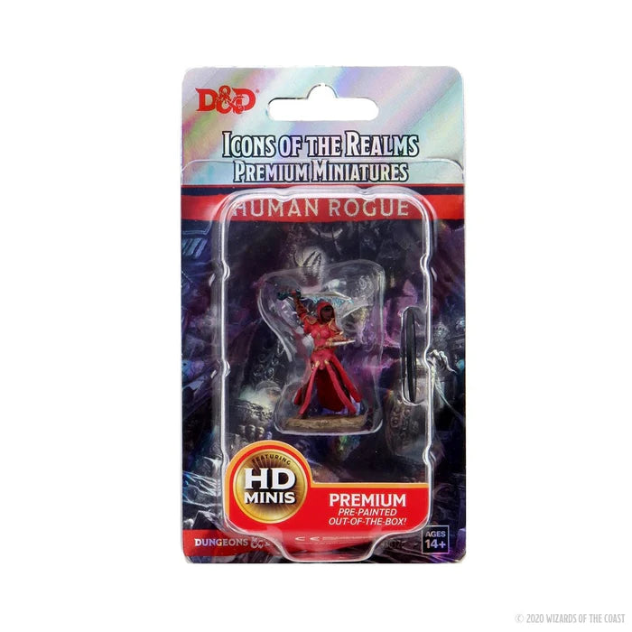 D&D Minis: Icons of the Realms Premium Figures Wave 5: Human Rogue Female New - Tistaminis