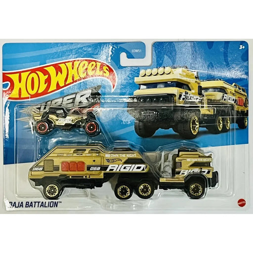 Hot Wheels 1:64 Super Rigs Baja Battalion - Tistaminis